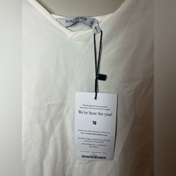 M.M. Lafleur The Lisey Cami - Washable Silk NWT Ivory Size XXL - Picture 6 of 9